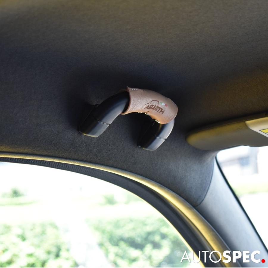 アバルト（ABARTH） ABARTH 500 595 695 アシストグリップ レザー