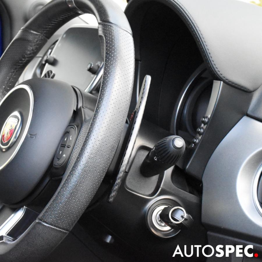 アバルト（ABARTH） ドライ カーボン ステアリング パドルシフト