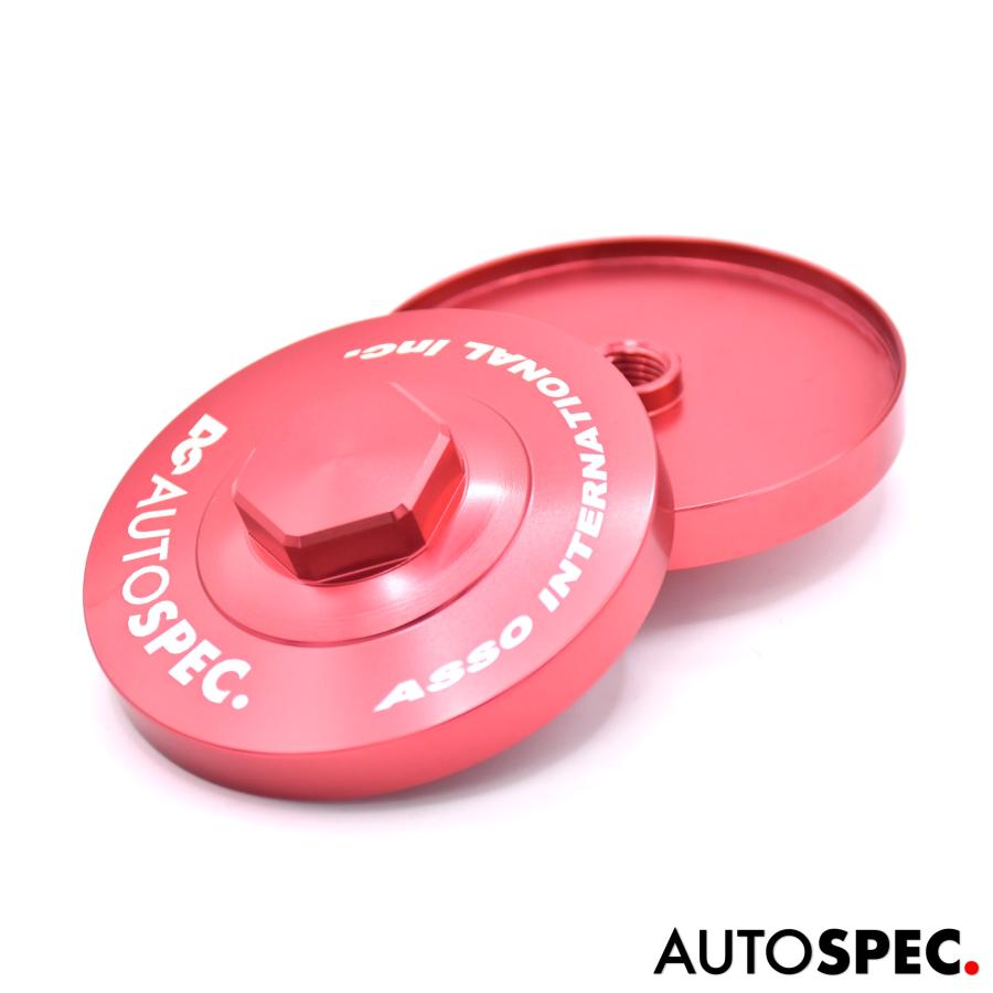 アバルト（ABARTH） AS × ASSO アルミ トップマウントカバー ABARTH