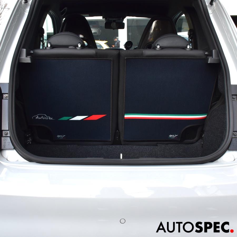 【決算セール】リアシートバックマット　アバルト用 アバルト（ABARTH） ABARTH FIAT リアシートバックマット 500 595 695