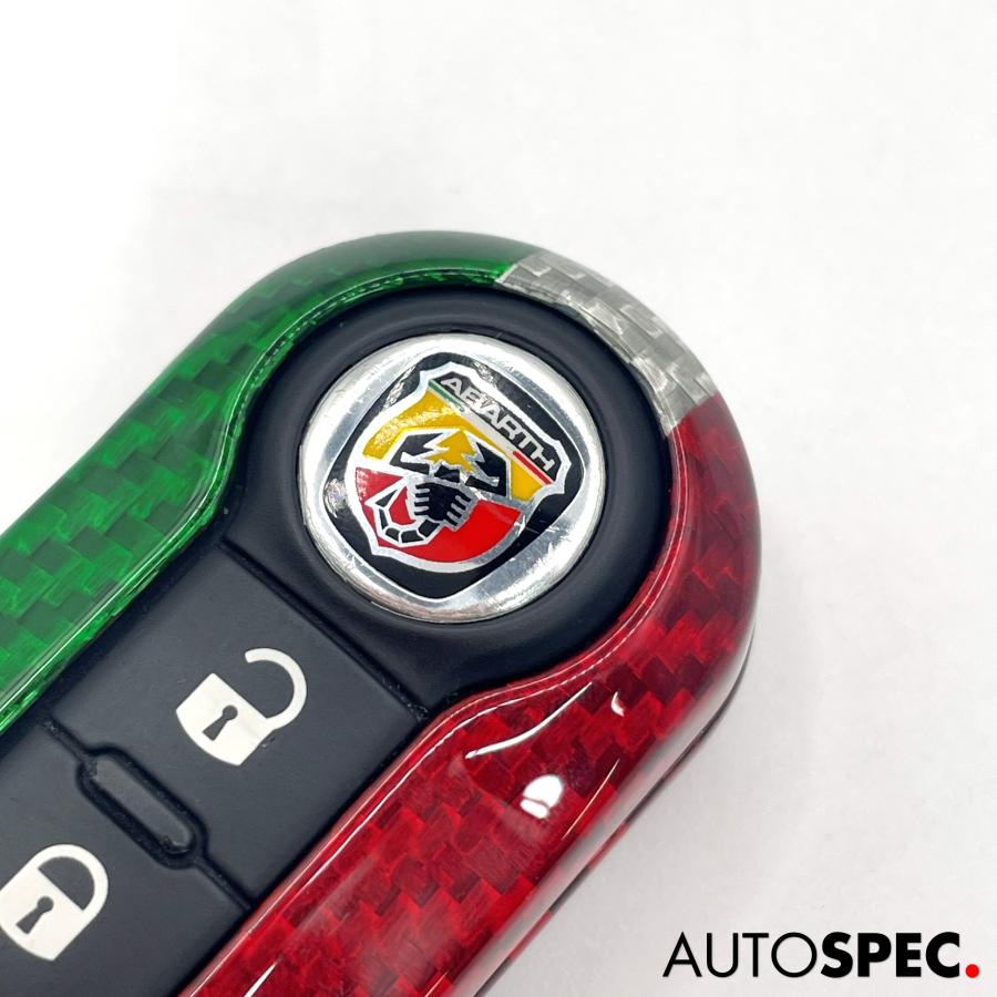アバルト（ABARTH） キーケース リアルカーボン 純正交換 FIAT ABARTH
