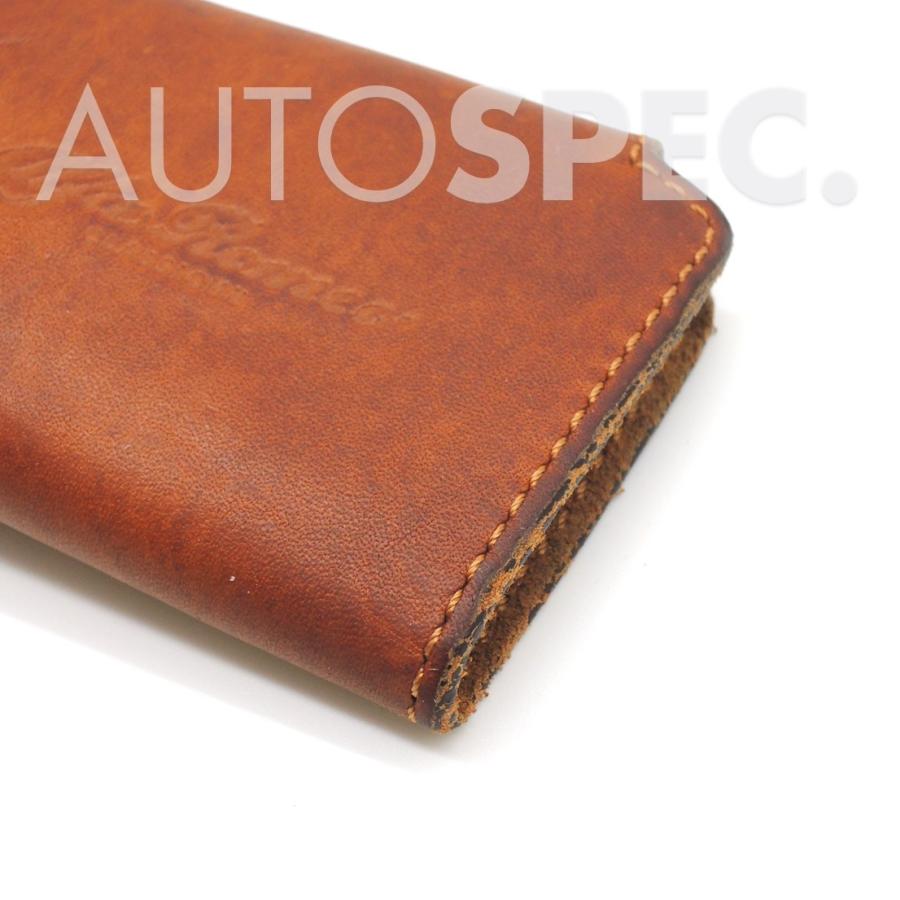 Alfa Romeo 純正 レザー キーケース 本革 キャメル ブラウン