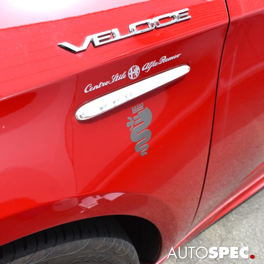アルファロメオ（ALFA ROMEO） ビショーネ ステッカー シルバー