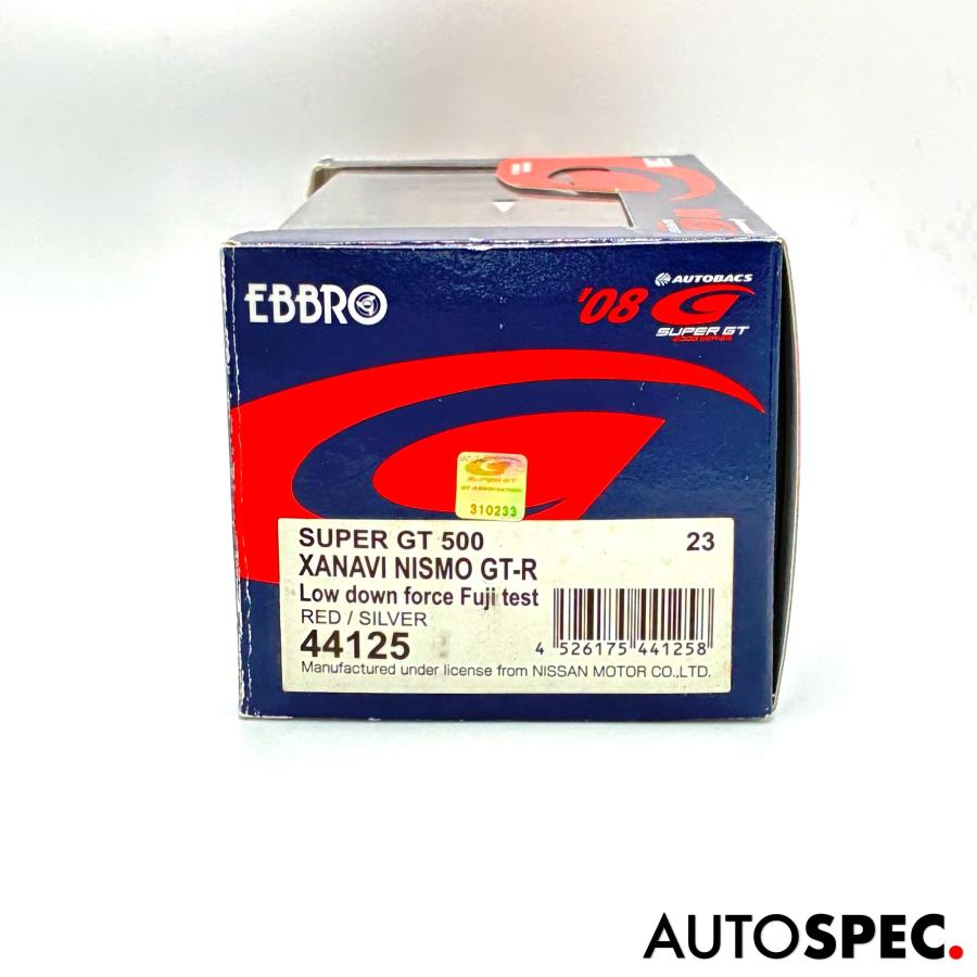 エブロ ミニカー EBBRO 1/43 SUPER GT 500 XANAVI NISMO GT-R Low down