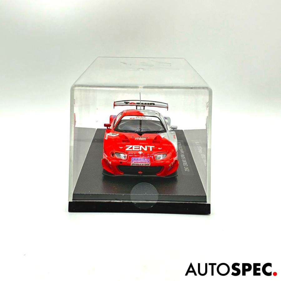 エブロ ミニカー EBBRO 1/43 SUPER GT 2005 ZENT CERUMO SUPRA SILVER