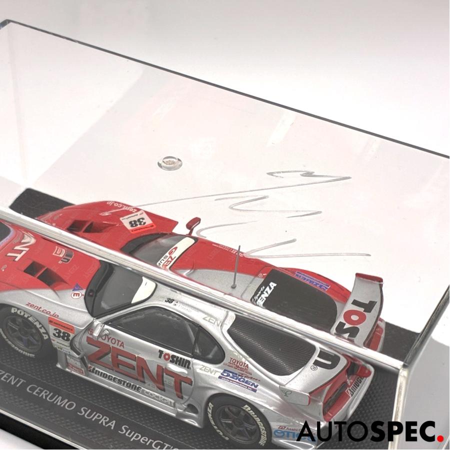 エブロ ミニカー EBBRO 1/43 SUPER GT 2005 ZENT CERUMO SUPRA SILVER