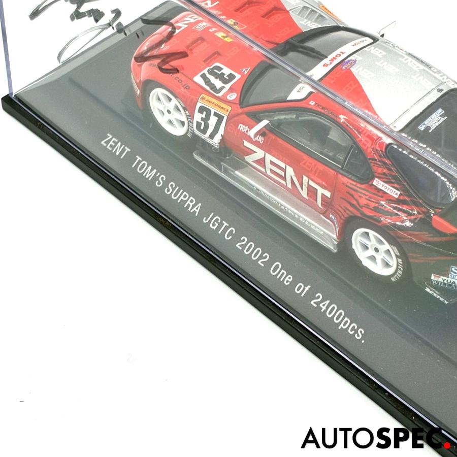 エブロ ミニカー EBBRO 1/43 JGTC 2002 ZENT TOM'S SUPRA RED/SILVER