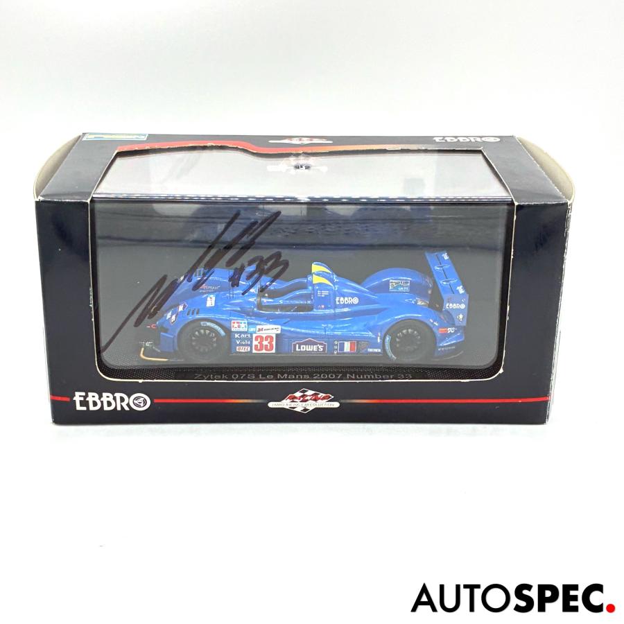 エブロ ミニカー EBBRO 1/43 Zytek 07S Le Mans 2007 Number 33 BLUE