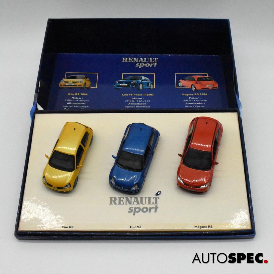 Coffret Universal Hobbies 1/43 Renault Sport - Clio RS, Clio V6, Megane RS - Occasion