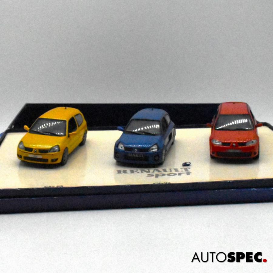 COFFRET RENAULT SPORT RENAULT CLIO RS + V6 PHASE 2 + MEGANE RS Universal Hobbie EUR 120,00 - FR