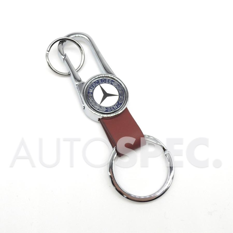 Mercedes-Benz メルセデス ベンツ US 純正 レザー キーリング Mercedes-Benz メルセデス ベンツ US 純正 レザー キーリング