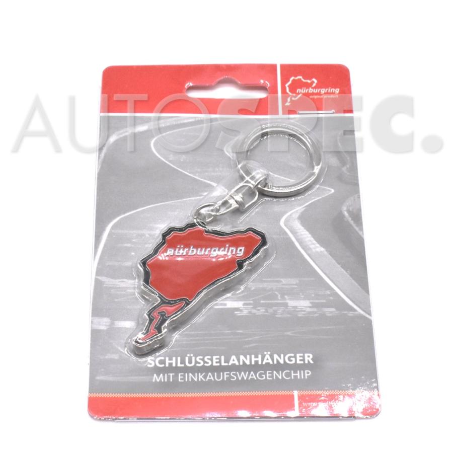 Nurburgring 3D シルエット キーリング レッド 赤 全国一律送料