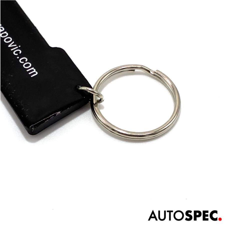 AKRAPOVIC（アクラポビッチ） スクエア キーリング ラバー アクラポ