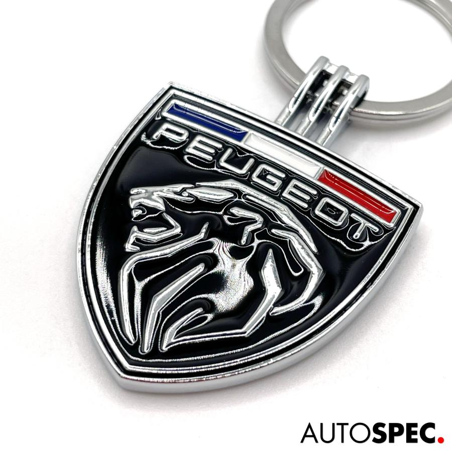 PEUGEOT（プジョー） ロゴ メタル キーリング キーホルダー