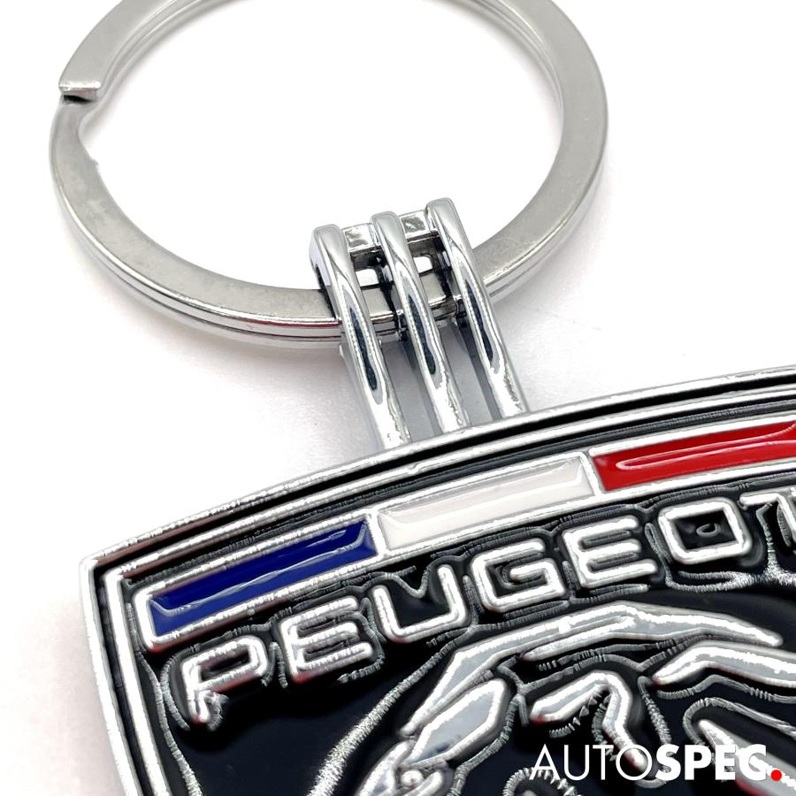 PEUGEOT（プジョー） ロゴ メタル キーリング キーホルダー