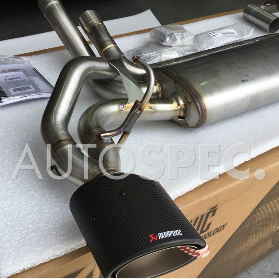 アバルト（ABARTH） AKRAPOVIC スポーツ マフラー カーボン テール 500