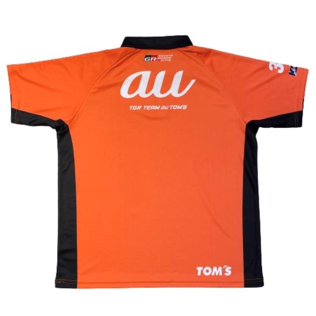 SUPER GT トムス ZIP ポロシャツ ▶︎ TGR TEAM au TOMS ZIP ポロシャツ 2025 TGRチームauトムス