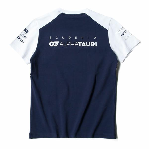 スクーデリア アルファタウリ チーム Tシャツ 2022 （ネイビー）｜autosport-web｜03