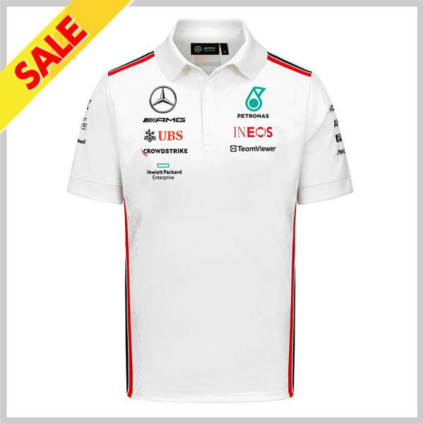 2024メルセデスAMGペトロナスF1チーム支給品 ポロシャツMサイズ 非売品 2024 メルセデスAMGペトロナスF1チーム支給品 ポロシャツ M