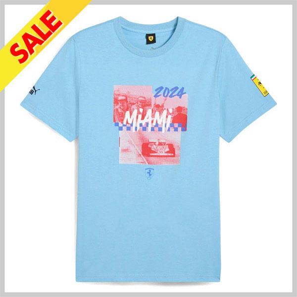スクーデリア フェラーリ PUMA SF チーム マイアミGP Tシャツ 2024 