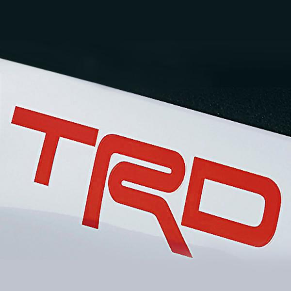 TRD ロゴデカール（2枚入り）｜autosport-web