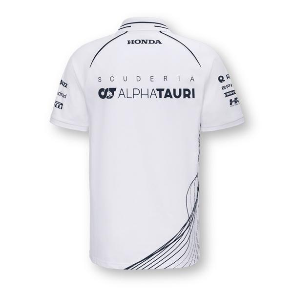 スクーデリア アルファタウリ チーム ポロシャツ （ホワイト） 2023｜autosport-web｜04