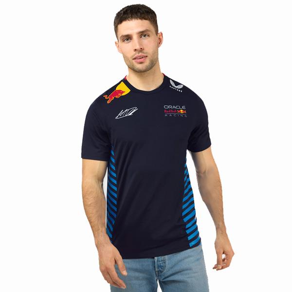 Red Bull Racing 2024フェルスタッペン ドライバー T シャツ レッドブル・レーシング 2024 ワールドチャンピオン マックス