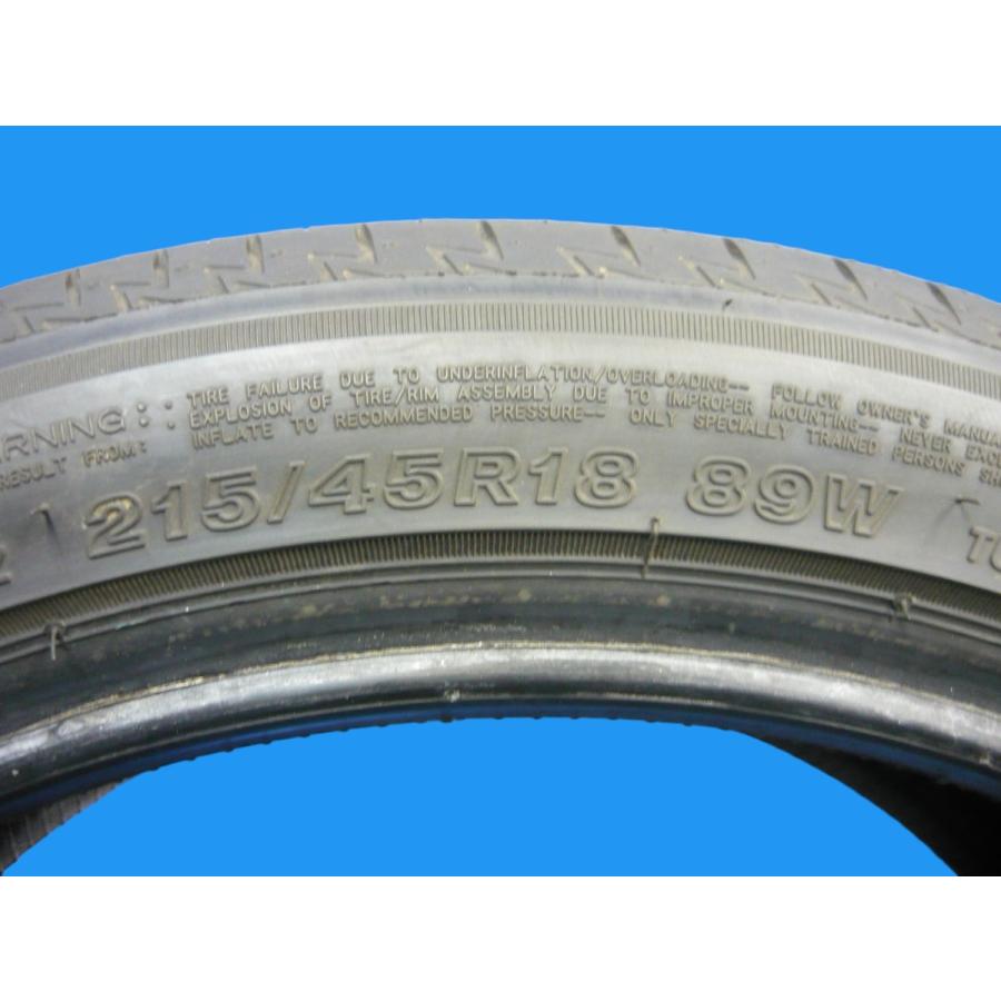 バリ山！ブリヂストン トランザ T005A○215/45R18○8分山 2本 2025年製