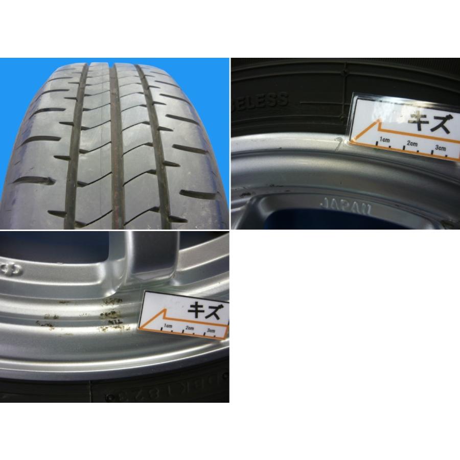 50系プリウス純正ホイール＋23年製8分山ブリヂストンNEWNO○15×6.5  