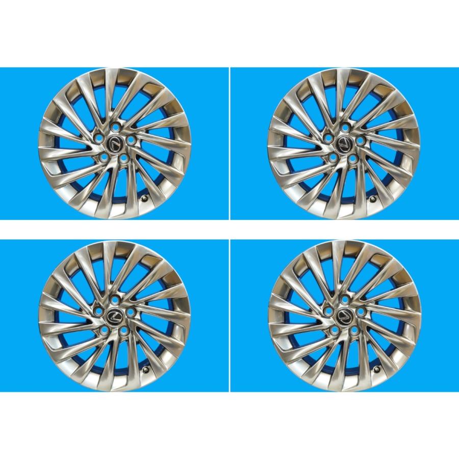 レクサス ES 純正ホイール 8j 18インチ 1本 レクサスES 300h純正ホイール▽18インチ8J＋45 5穴PCD114.3○4本