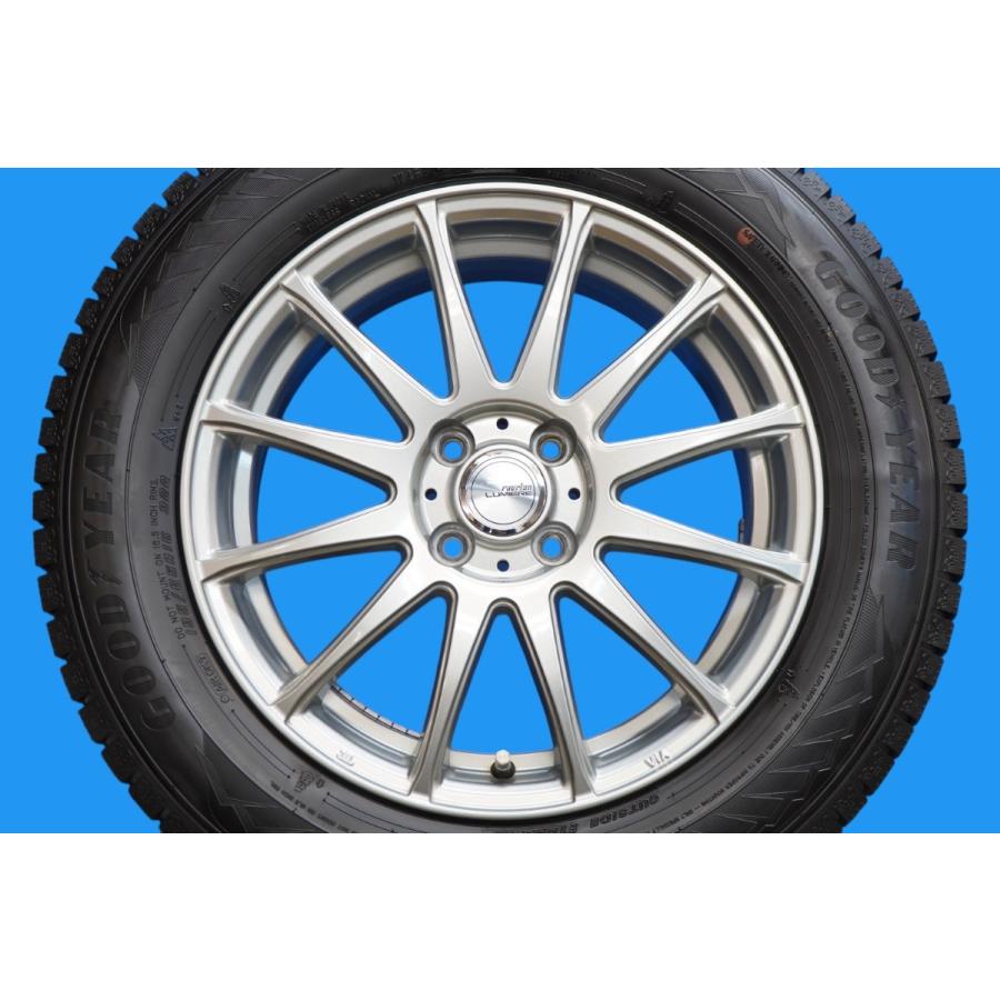 ウェッズ＋21年製グッドイヤーアイスナビ8●16インチ6J＋42 4穴PCD100●195/65R16●4本●ライズ ロッキー ガソリン車●(fW704_7