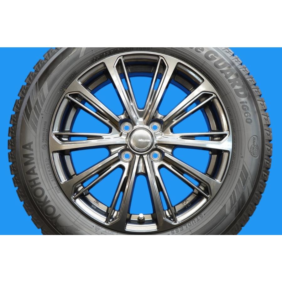 ミリアス＋21年後期製ヨコハマ アイスガード6●16インチ5.5J＋42 4穴PCD100●195/65R16●4本●ライズ ロッキー ガソリン車●(fW708_3