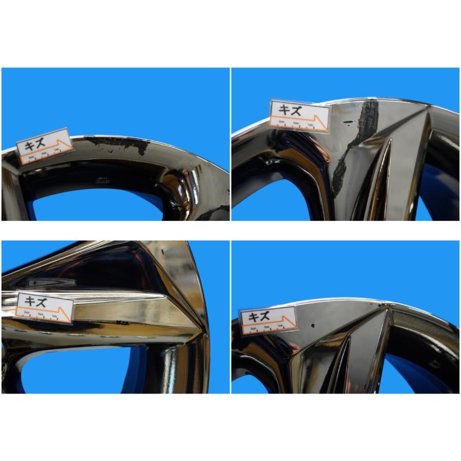 【売約済】クラウン純正ホイール　8J×18インチ　オフセット45　5穴　PCD114.3　4本セット 220系クラウンRS純正ホイール▽18インチ8J＋45 5穴PCD114.3○4本セット