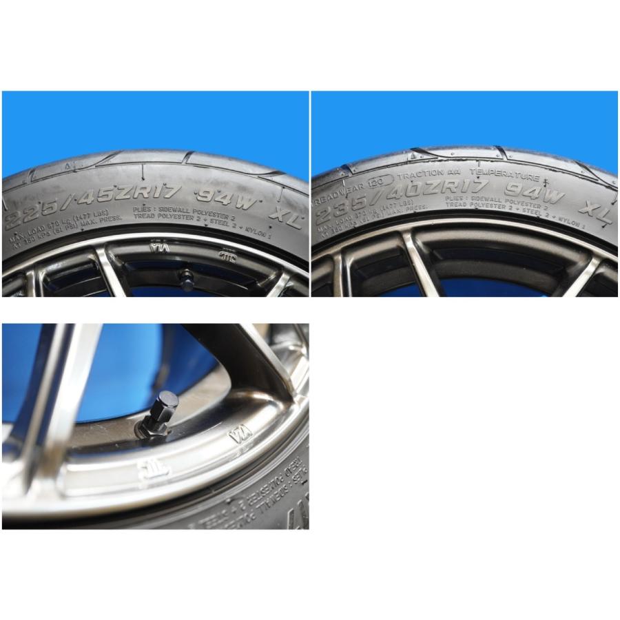 ウェッズSA-27R＋ナンカンNS-2R○17インチ7.5J＋48 5穴PCD100○225/45 