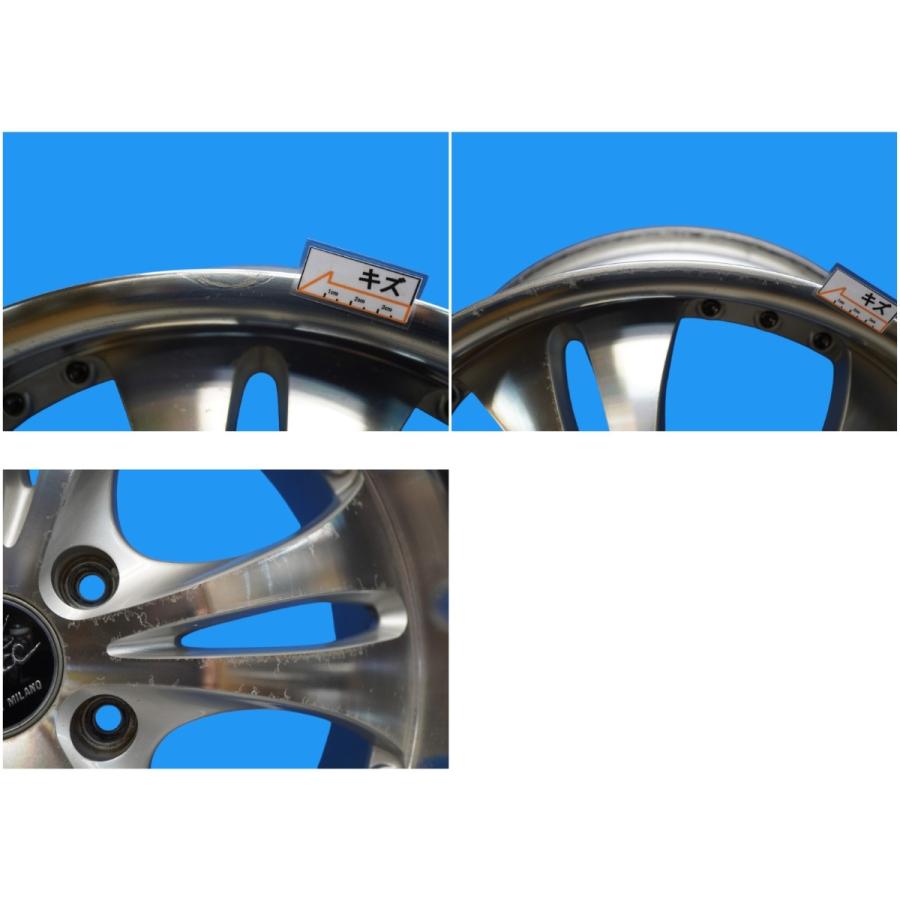 インターミラノ VOLTEC▽18インチ7.5JJ＋48 5穴PCD114.3○ホイール4本