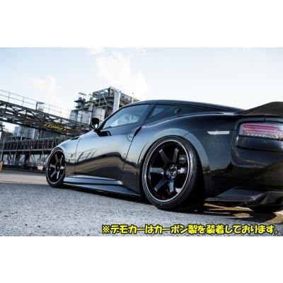 フェアレディZ RZ34 サイドスカート カーボン クリア塗装済 : オート