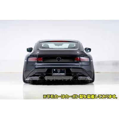フェアレディZ RZ34 リアディフューザー カーボン クリア塗装取付