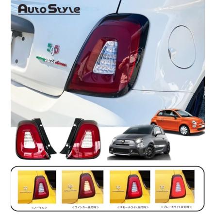 LEDテールレンズ　ＦＩＡＴ５００／ＡＢＡＲＴＨ５９５／６９５　要在庫確認 FIAT 500 ABARTH 595/695 Autostyle LEDテールレンズ : オートスタイル
