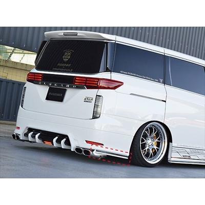 エルグランド E52 ハイウェイスター ADESSO リアサイドスポイラー