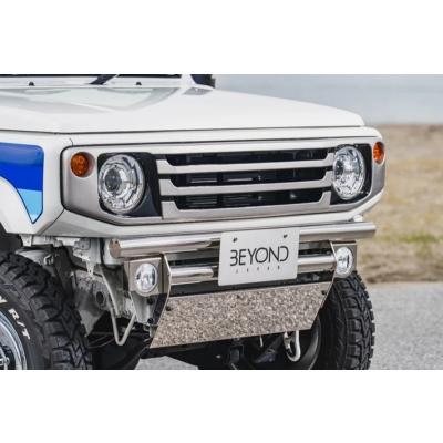 【美品】ジムニーノマド JC74W 純正フロントグリル シルバー JC74W ジムニーノマド フェイスグリル ランクル 素地 : オートスタイル