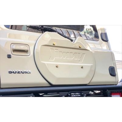 JB64W ジムニー リアゲートカバー +jimny切文字ステッカーつや消し黒