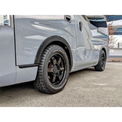 NV350キャラバン フェンダー 9mm キャラバン NV350 オーバーフェンダーキット ブラック フェンダーモール パーツ