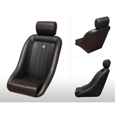 COBRA コブラ シート クラシック ヘッドレスト付き ブラック : オート 