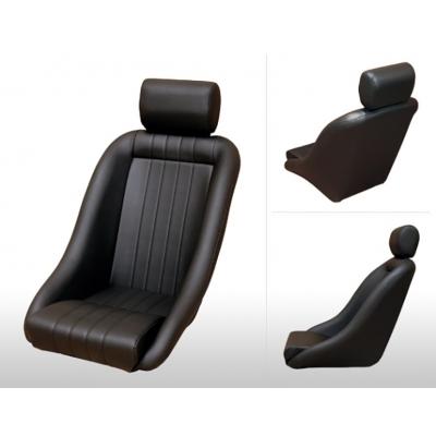 COBRA コブラ シート クラシック ヘッドレスト付き ブラック ロゴ無し