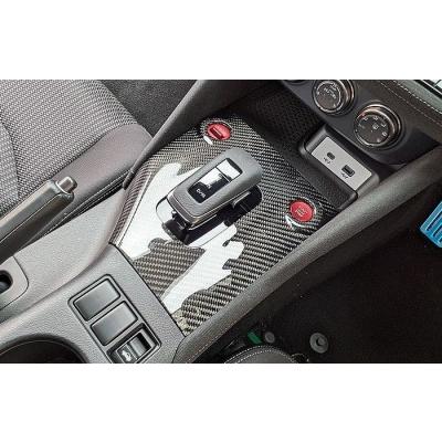 日産 フェアレディZ Z34 前期後期 リアルカーボン シフトパネル AT用 RZ34 フェアレディZ ATシフトパネル（綾織カーボン） : オートスタイル