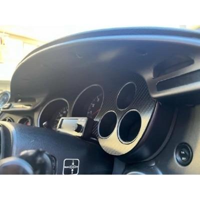 JZA80スープラ　後期　純正メーターパネル　純正カーボン調パネル付 JZA80 スープラ 後期 カーボンメーターパネル : オートスタイル