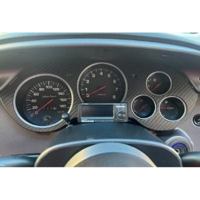 JZA80スープラ　後期　純正メーターパネル　純正カーボン調パネル付 JZA80 スープラ 後期 カーボンメーターパネル : オートスタイル