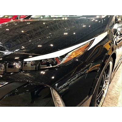 プリウスPHV ZVW52 エアロアイラインA(ヘッドライト上面ガーニッシュ