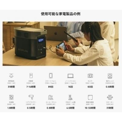 ECOFLOW ポータブル電源 エコフロー EcoFlow DELTA delta デルタ 2 +
