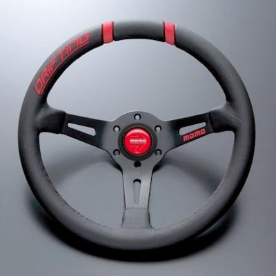 MOMO DRIFTING(モモ ドリフティング) 33Φ 85mm DEEP BKレザー/BK